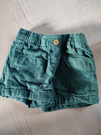 Short 3 ans gemo velours 