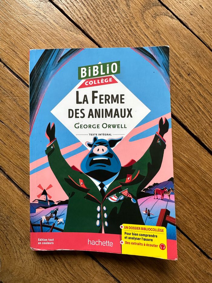 Livre La Ferme des Animaux  G. Orwell