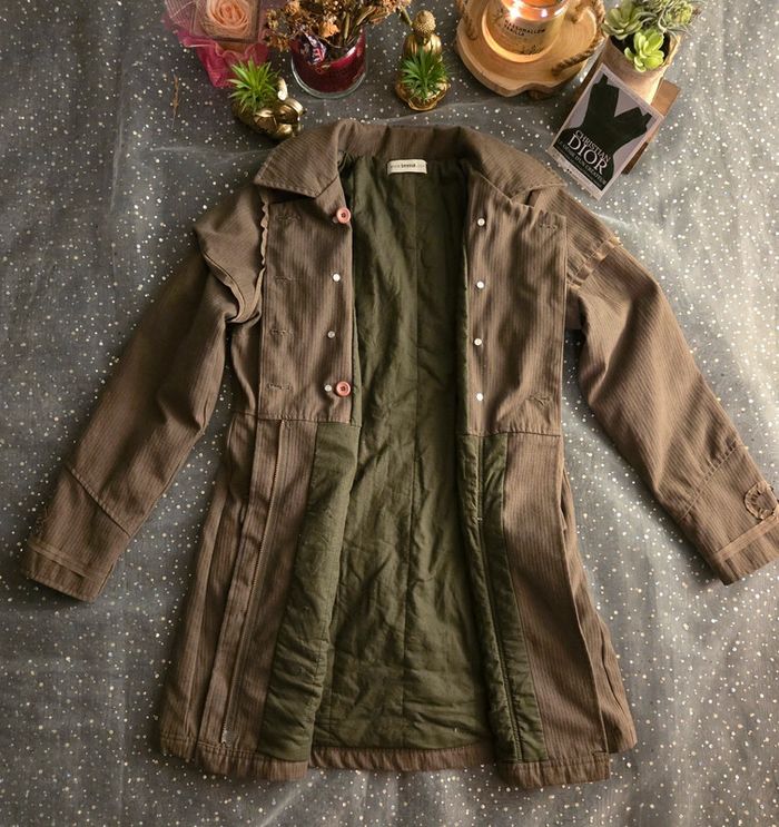 Manteau kaki Beyouk - photo numéro 3