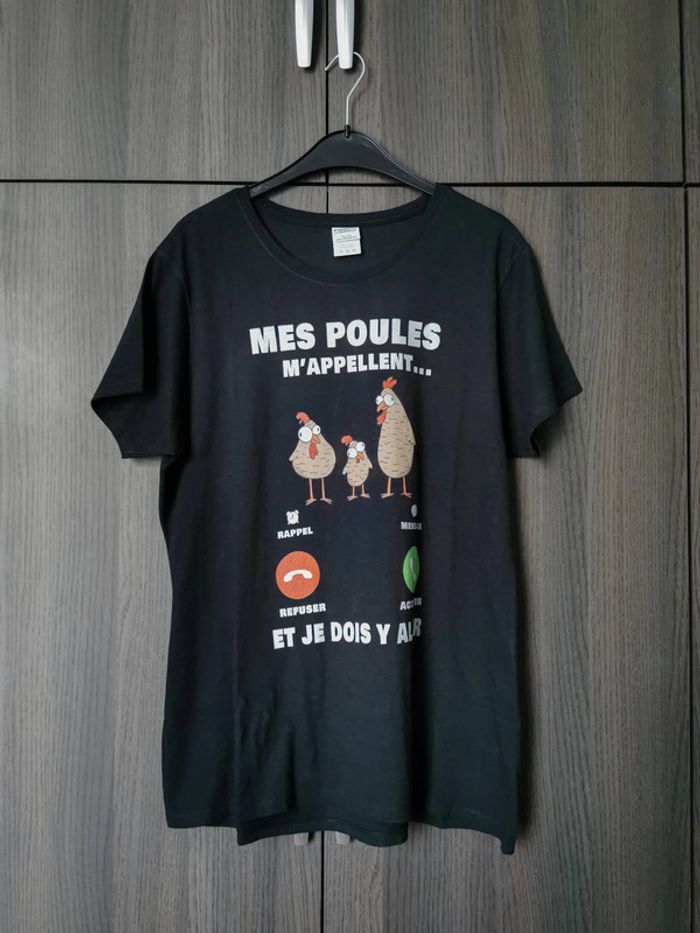 T-shirt "Mes poules m'appellent"
