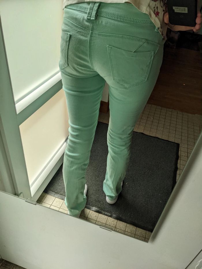 Pantalon turquoise - photo numéro 3
