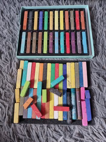 Lot crayons gras
