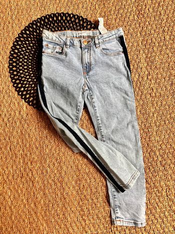 Jean clair bande velours