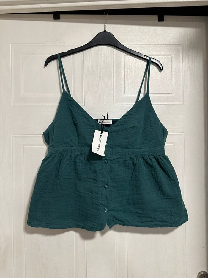 Top Camaïeu Neuf Avec Étiquette Taille L - photo numéro 2
