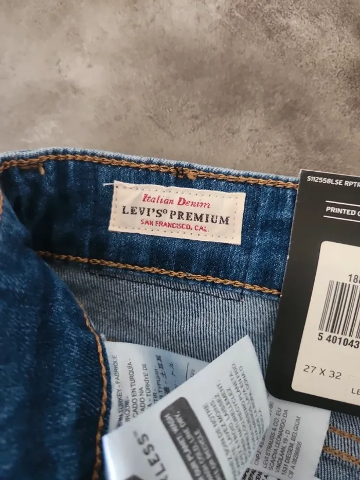 Jean bleu Levi's 721 High Rise skinny 27 x 32 neuf - photo numéro 9