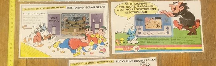 Jeux électroniques anciennes petites publicités plastifiées - photo numéro 4
