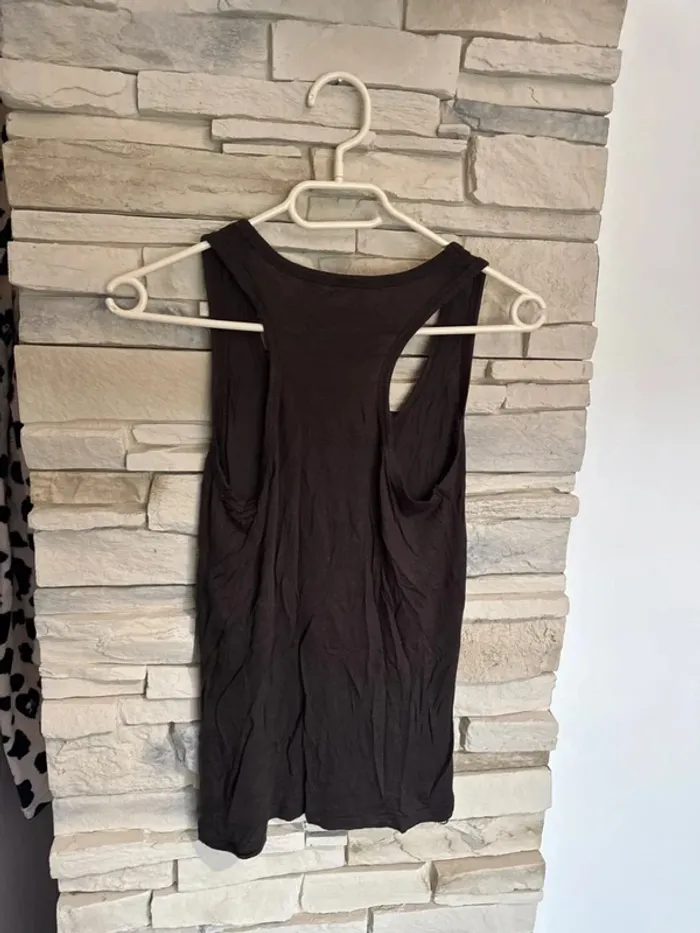 Débardeur marron, taille M - photo numéro 4