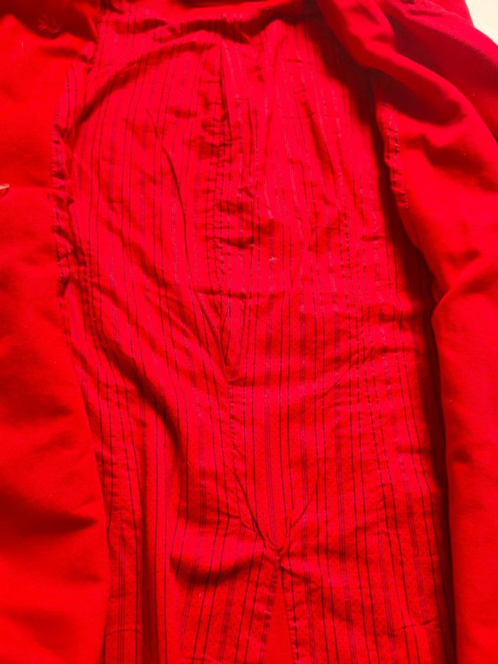 Manteau trench rouge taille 38 marque Etam - photo numéro 7