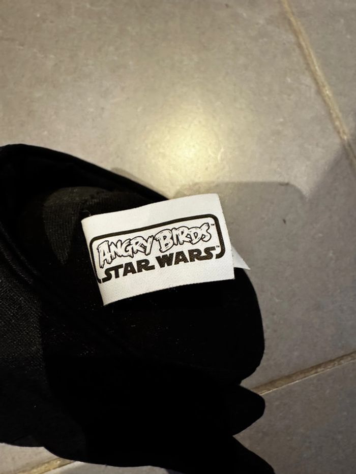 Peluche - Angry birds / Star wars - Tête de Dark Vador - Noir - 15 cm * 12 cm - photo numéro 4