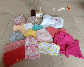 lot vêtements 9 mois 