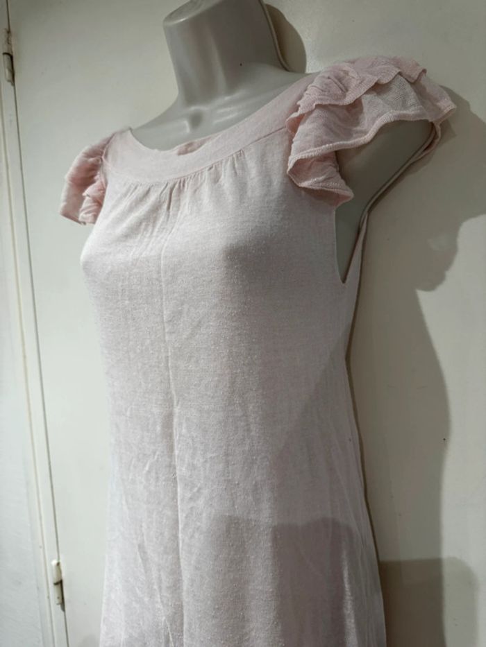Robe rose transparente naf Naf Taille XS - photo numéro 17