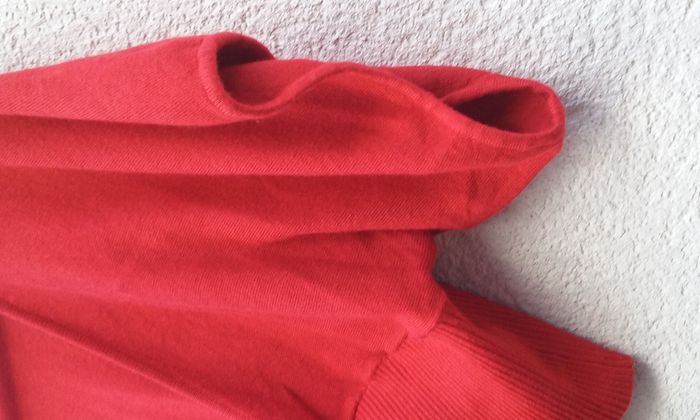 Cache-cœur rouge C.M.P.55 femme - photo numéro 2