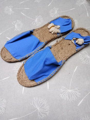 Espadrilles bleues 