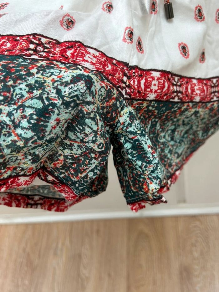 Combishort en viscose - combinaison été ethnique couleurs - photo numéro 3