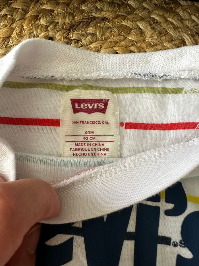 Tee shirt manches courtes Levi’s 24 mois - photo numéro 2