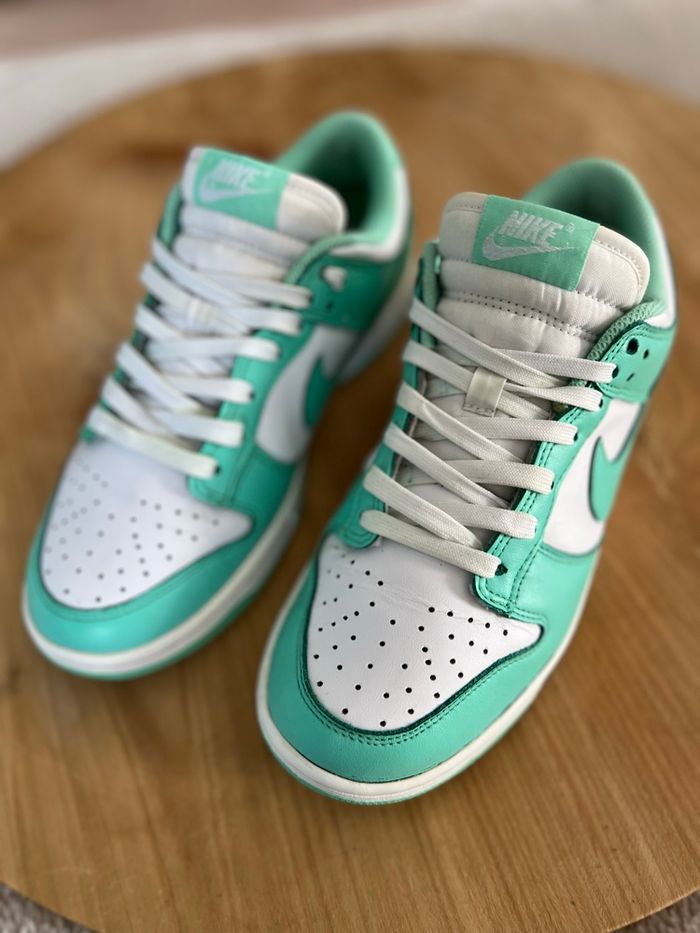 Nike Dunk Low Green Glow DD1503-105  - Taille 38,5 - photo numéro 7
