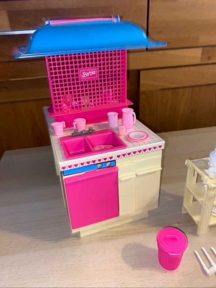 Barbie Mattel poupee 1984 kitchen cuisine cuisinière dream rêve ensueno cucina - photo numéro 7