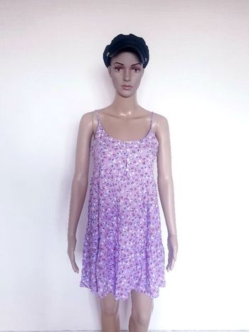 Magnifique robe fleurie lila