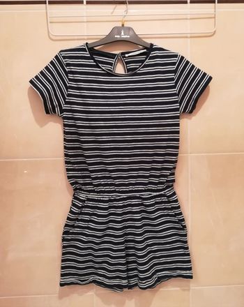 Combishort à rayures T14 ans - V92B