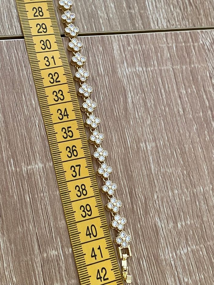 Collier strass et doré - photo numéro 3