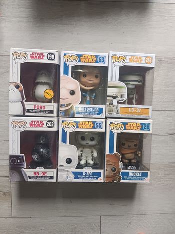 Lot pop starwars 