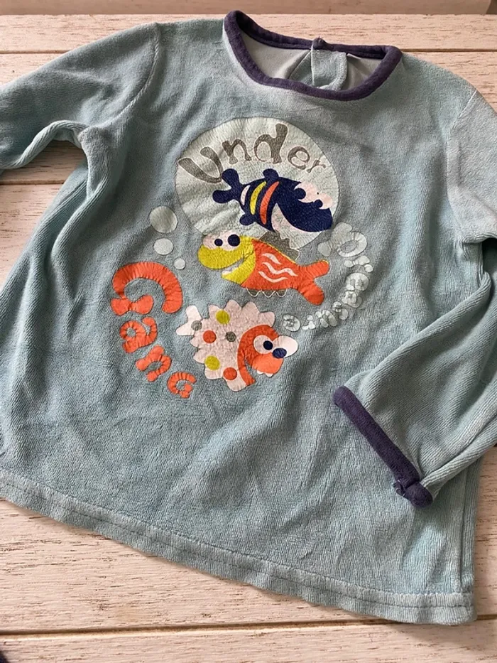 Lot pyjamas deux pièces velours 3 ans - photo numéro 10