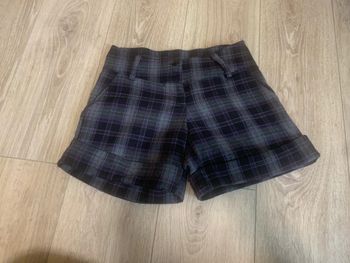 Short à carreaux
