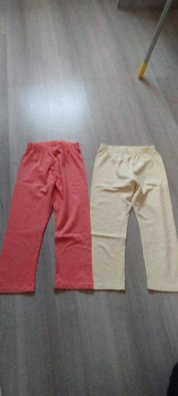 2 leggings 10 ans