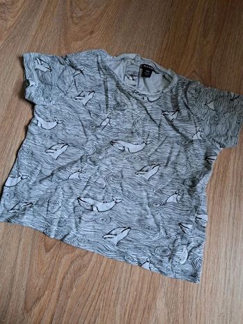 T-shirt Baleine gris Kiabi 18 mois