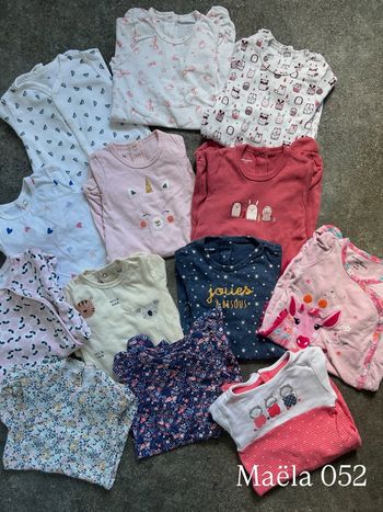 Pyjamas filles 1 mois 🌸