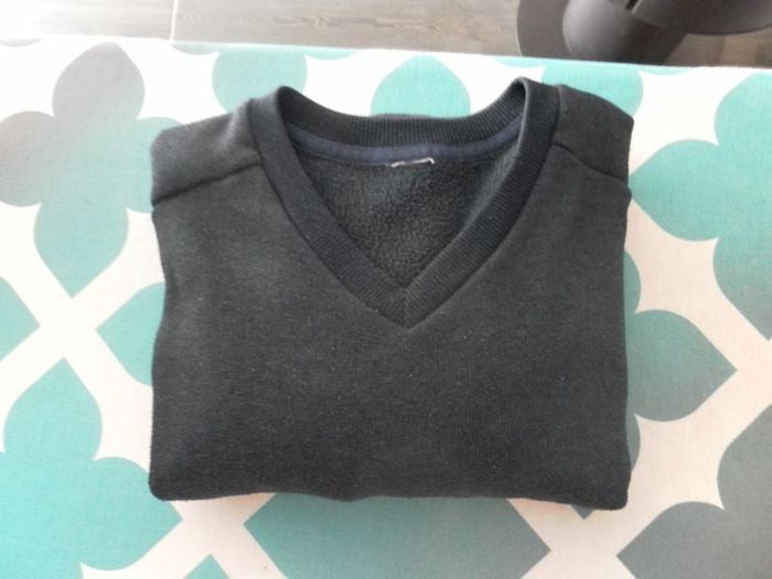pull bleu marine M