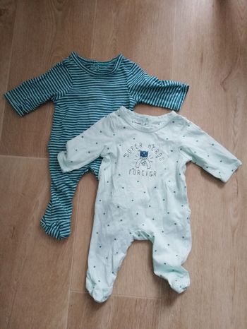 Lot de 2 pyjamas en coton