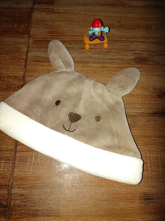 Bonnet en coton velours