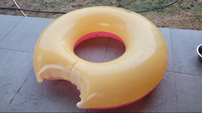 Bouée donut rose - photo numéro 2