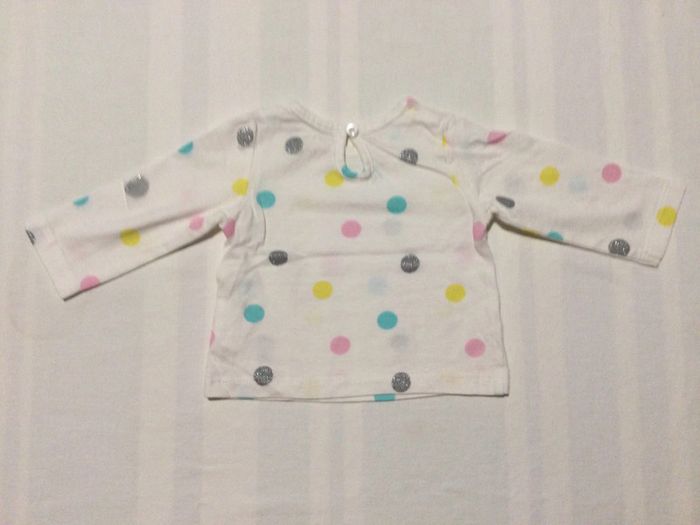 T-shirt manches longues 3 mois - photo numéro 2