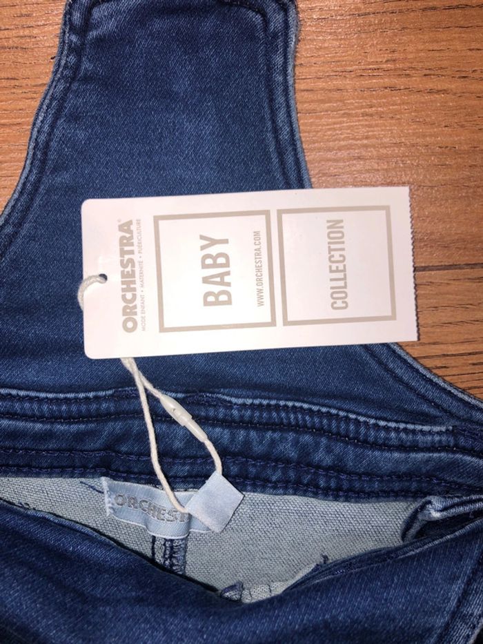 Salopette short orchestra 🌺 garçon taille 9 mois neuf avec étiquette - photo numéro 4