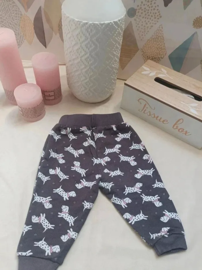 Jogging coton Tex Baby mixte 9 mois - photo numéro 3