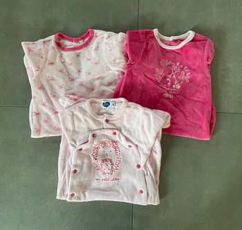 Lot 3 pyjamas - 6mois