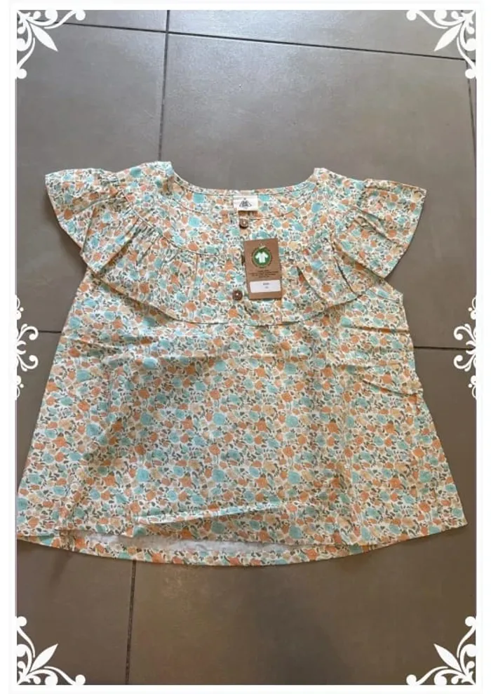 🌼 Chemisier fille 12 ans – Lililotte – Neuf avec étiquette 🌼 - photo numéro 2
