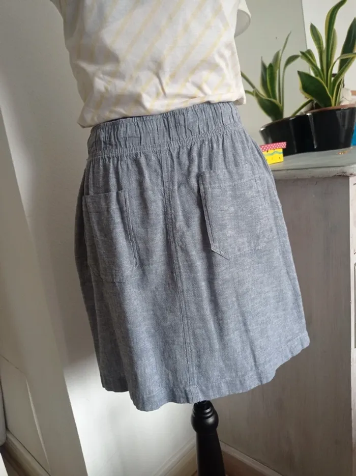 Mini-jupe avec ceinture élastique et poches 38 - photo numéro 3