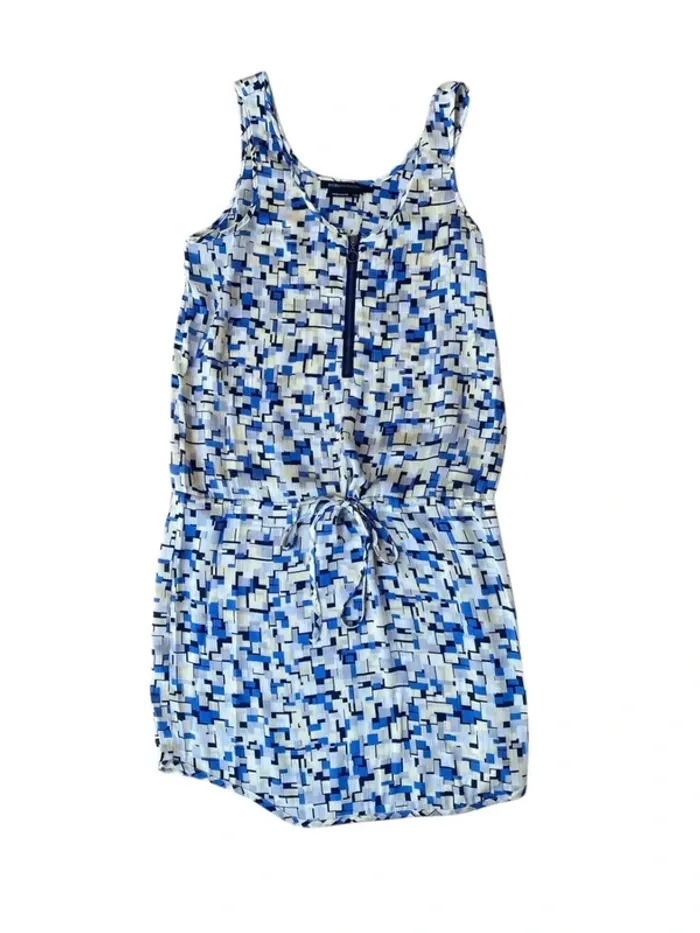 Petite robe d’été bleue et jaune BCBG Max Azria taille XS