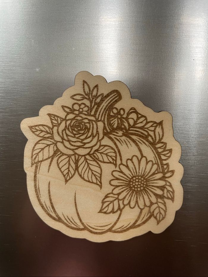 Magnet en bois Halloween automne - photo numéro 4
