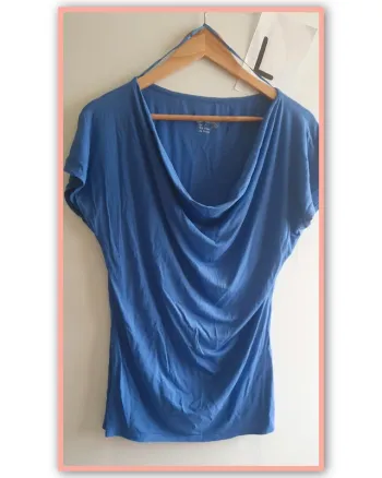 Maillot t-shirt top blouse fluide femme taille L