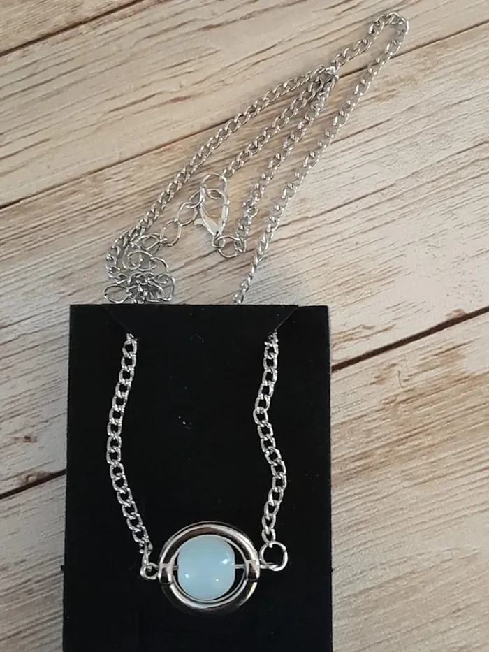 Collier pendentif, pierre de Lune, Bella Swan, Twilight - photo numéro 4