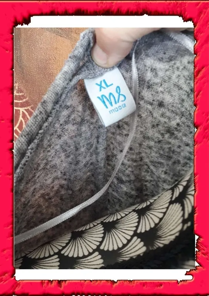 Gilet manche 3/4 et tshirt 2 en 1 taille XL MS Mode - photo numéro 6