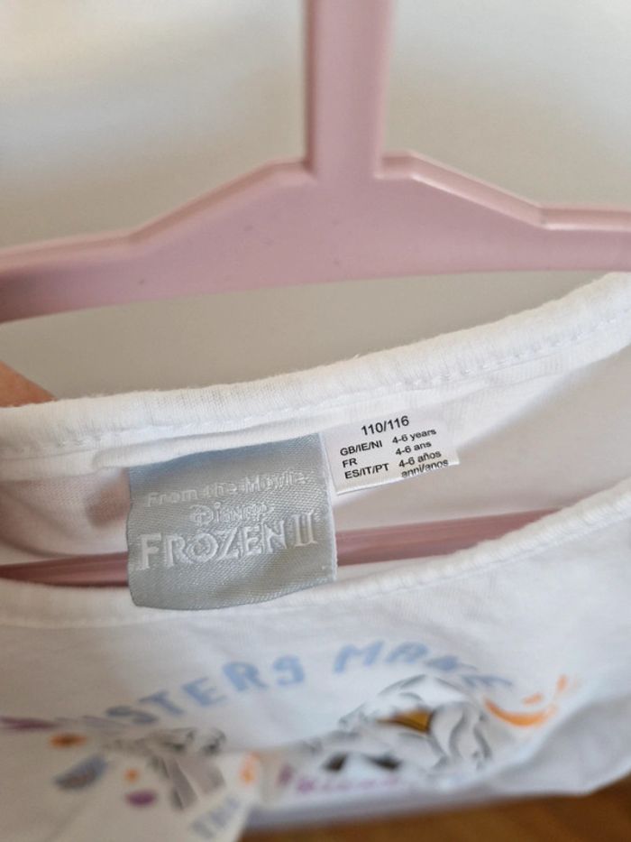 Tee shirt la reine des neiges - photo numéro 3