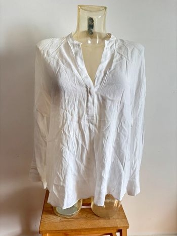 Blouse mango blanc