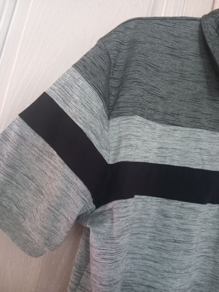 Polo gris et noir taille L Stil Park - photo numéro 5