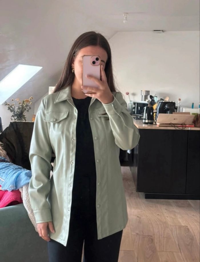 Surchemise similicuir - photo numéro 2