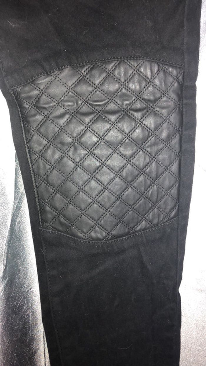 Pantalon taille 42 détails matelassés - photo numéro 3